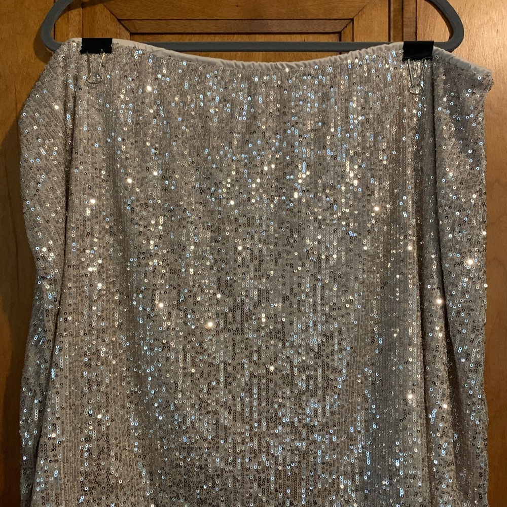 Old Navy Sequin Skirt - Champagne Cream